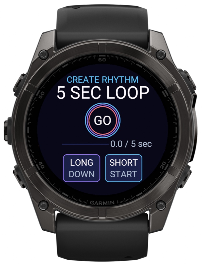 Create Rhythm screen with long and short vibration controls